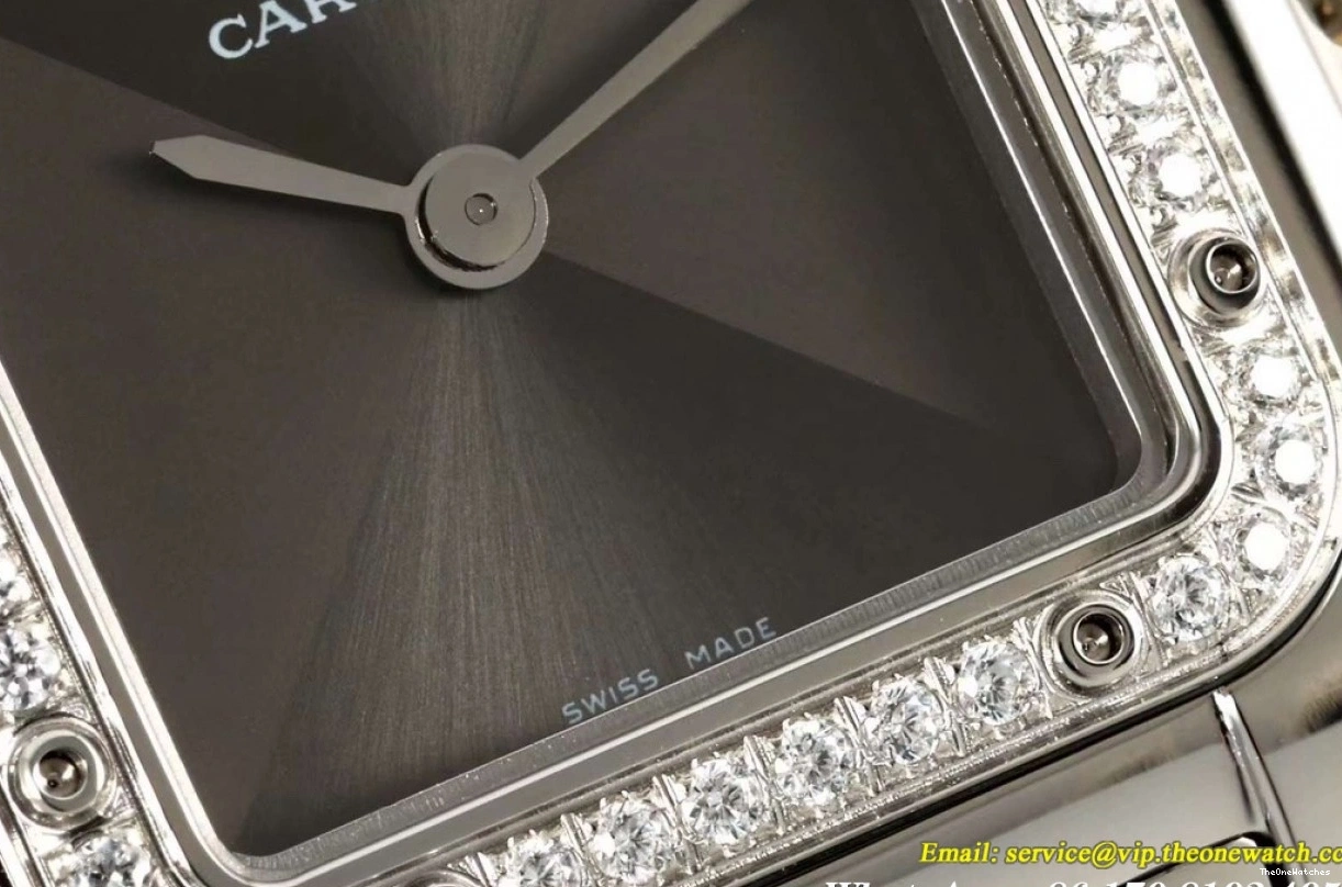 Secrete Quartz Dia Dial 22mm Ladies SS De AF Grey Panthere SS 1221